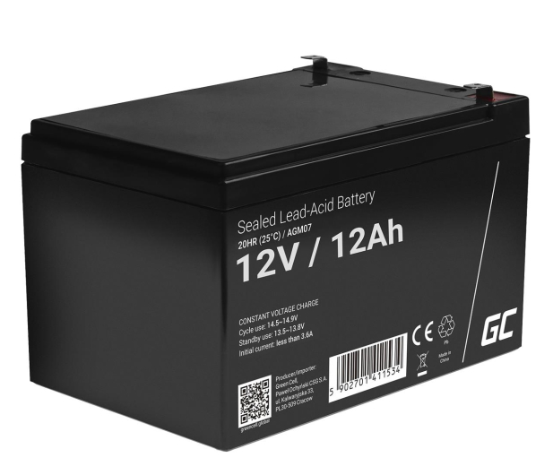 Green Cell Akumulator AGM  12V 12Ah - 547920 - zdjęcie